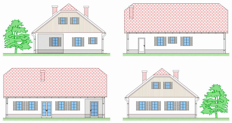 Enocvetka 2 13,20 m x 8,80 m - 98,37 m2 Enocvetka 2