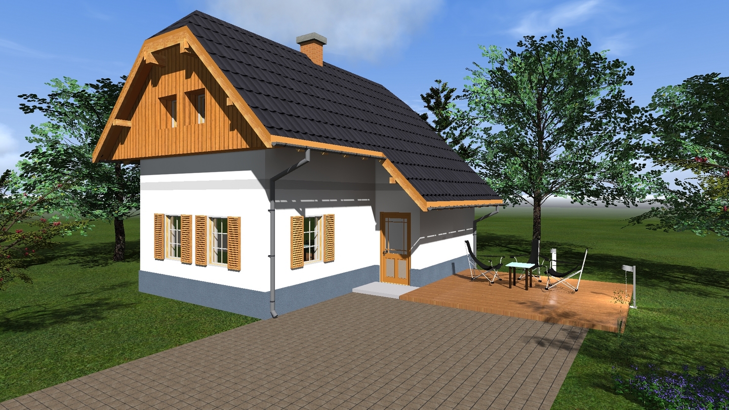 Malina 9,00m x 6,51m - 76,65 m2 Malina