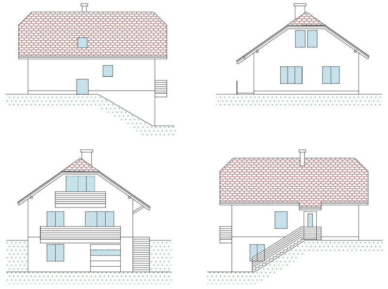 Teloh 10,60 m x 8,76 m - 197,46 m2 Teloh